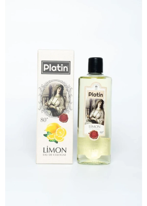 Kare Kutulu Elit Serisi 250cc. Cam Şişe 80° Limon Kolonyası