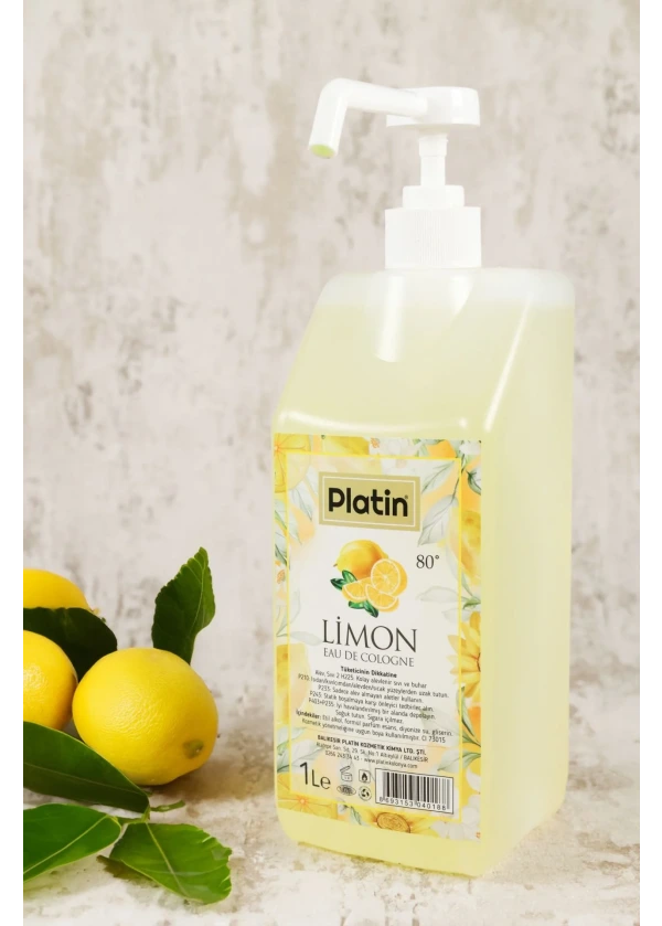 Pompalı Limon Kolonyası 1 Lt.