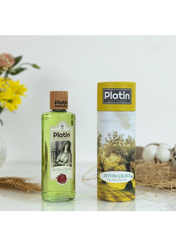 Silindir Kutulu Elit Seri 250cc.80° Zeytin Çiçeği Kolonyası